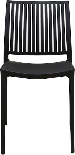 Chair Paolina Black 39x70x90cm