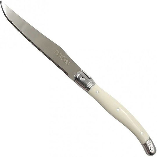 Dinox Bianca Μαχαίρι Steak από Ανοξείδωτο Ατσάλι 23cm