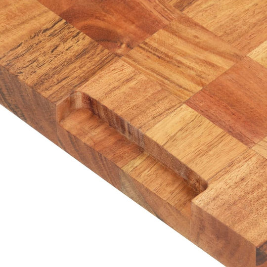 vidaXL Suprafață de Tăiere Lemnoasă Maro 40x30cm 1buc