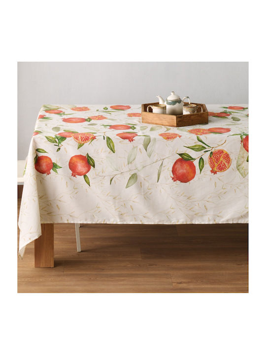 Kentia Tischtuch Granada Red-green 160x230cm