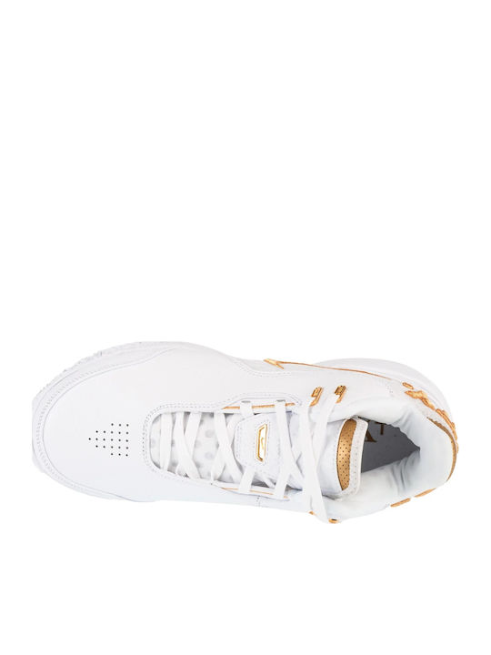 LeBron NXXT Gen AMPD Low Basketball Shoes White / University Red / Metallic Silver / Black