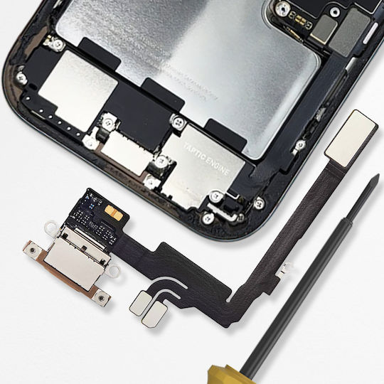Clappio Usb-c Charging Connector Iphone 16 Pro Yellow