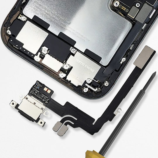 Clappio Usb-c Charging Connector Iphone 16 Pro Black