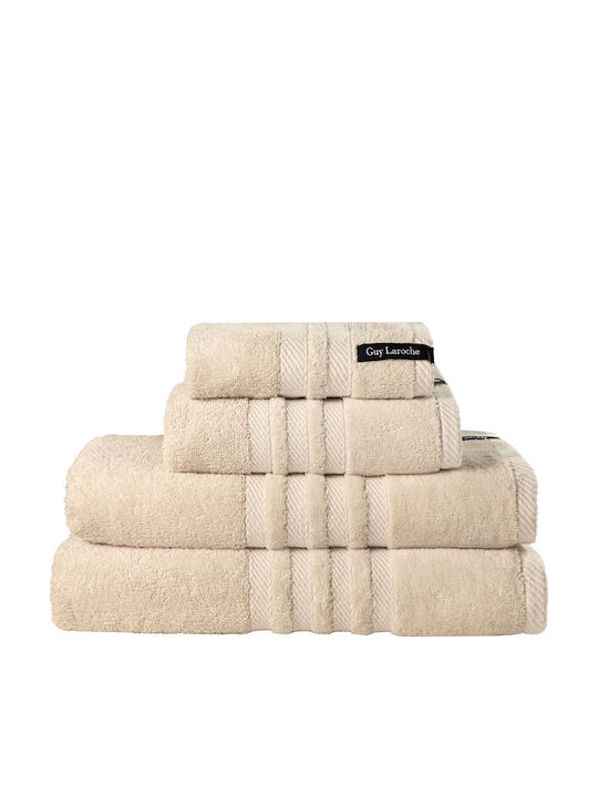 Guy Laroche Badehandtuch Bonus 90x150εκ. Natural Gewicht 650gr/m²