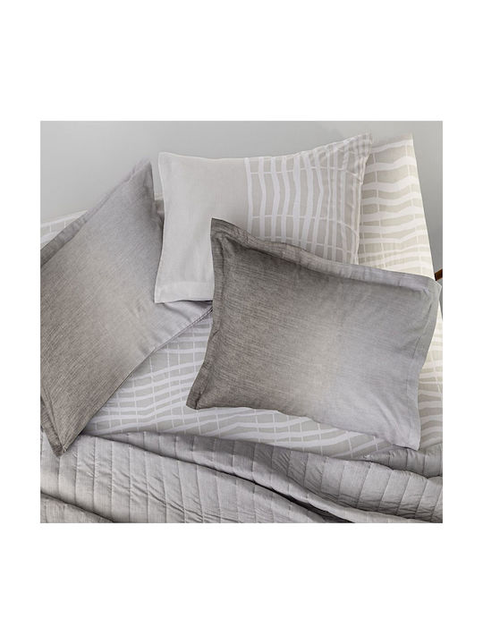 Guy Laroche Azzam Σετ Μαξιλαροθήκες Oxford Wenge 50x70εκ.