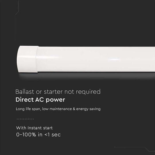 V-TAC Φωτιστικό Πάγκου Κουζίνας LED 40W Kühles Weiß 120cm.