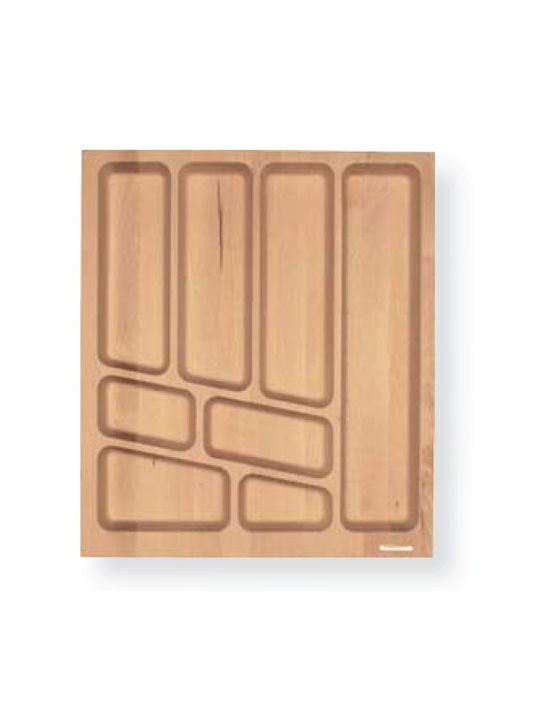 Barredo Wooden Drawer Cutlery Tray 60x48x6cm Brown