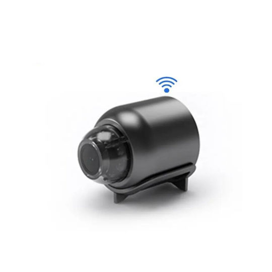 Taggo Скрита камера WiFi Лампа за лице 8MP със Слот за Карта Памет