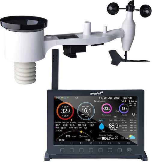 Levenhuk Wezzer Pro Lp500 Wireless Digital Weather Station Tabletop Black