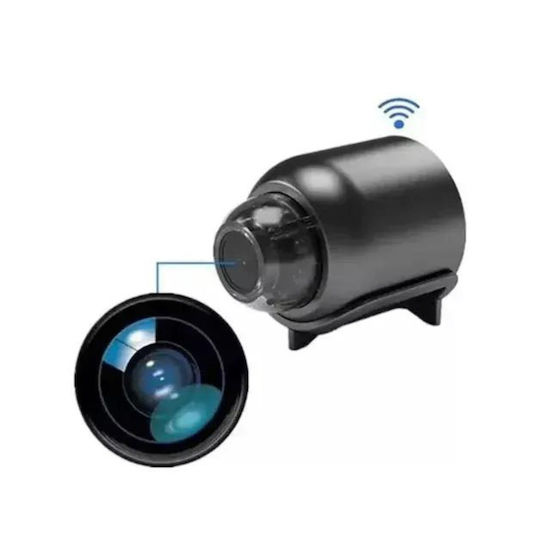 Taggo Скрита камера WiFi Лампа за лице 8MP със Слот за Карта Памет