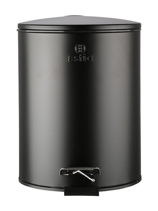 Bathroom Bin Classic Soft Close 5l Matte Black