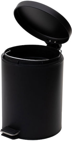 Homely Badezimmer Mülleimer Classic Soft Close 5lt Matt Schwarz