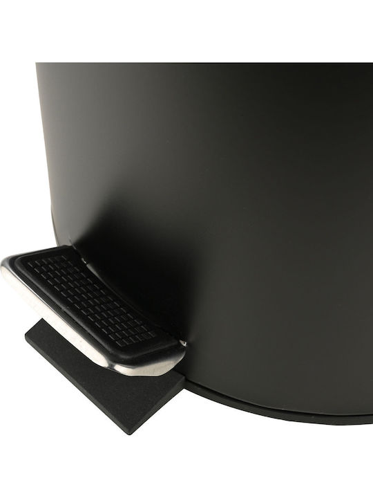 Bathroom Bin Classic Soft Close 5l Matte Black