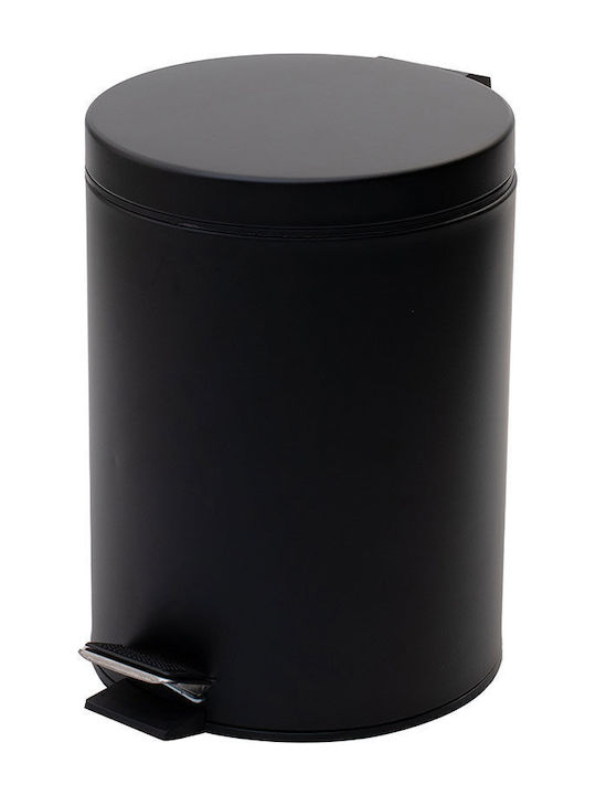 Bathroom Bin Classic Soft Close 5l Matte Black