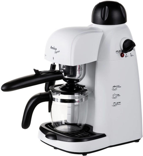 Amica CD1011 Espressomaschine 800W Druck 5bar Weiß
