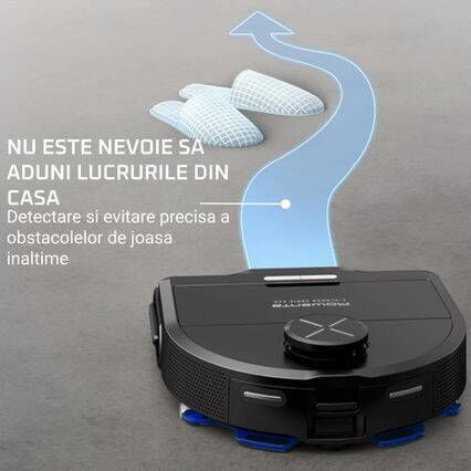 Rowenta X-Plorer Serie 220 Aspirator Robot cu Cartografiere Laser și Putere de Aspirație 5600Pa Neagră