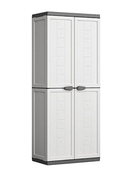 Dulap cu două uși Jolly High Plastic cu 3 Rafturi 68x39x166cm