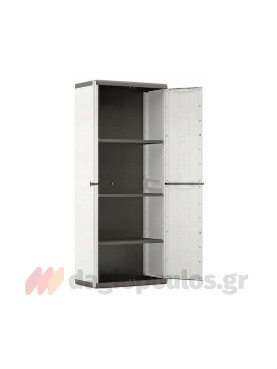 Dulap cu două uși Jolly High Plastic cu 3 Rafturi 68x39x166cm