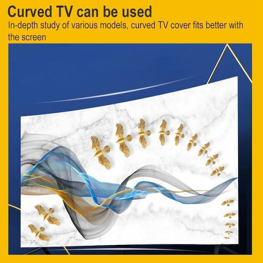 Household Cloth Dust-proof Cover for Television Size 52 Inches Resplendent