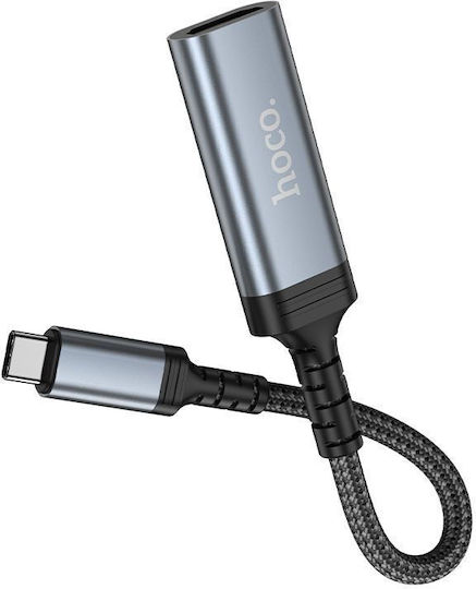 Hoco Cable HDMI female - USB-C male 0.2m Γκρι