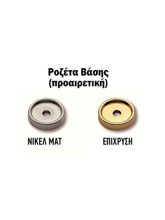 Import Hellas 3054-3 Antik Knopf Möbelgriff aus Porzellan in Rot Farbe Ø38mm 3054-3 1Stück
