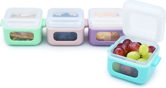 Melii Plastik Kinder Lebensmittelbehälter Mehrfarbig
