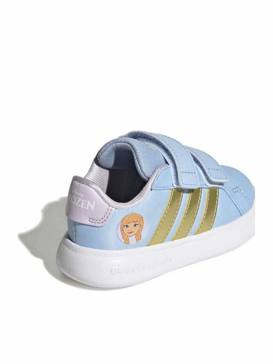 Grand Court Grand Court Kids Sneakers with Scratch Light Blue