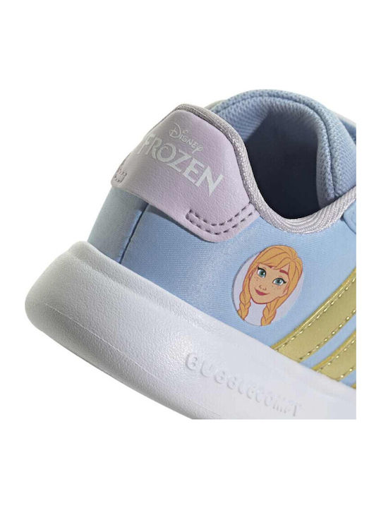 Grand Court Grand Court Kids Sneakers with Scratch Light Blue