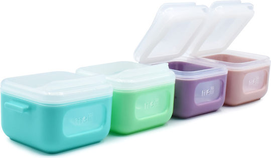 Melii Plastik Kinder Lebensmittelbehälter Mehrfarbig