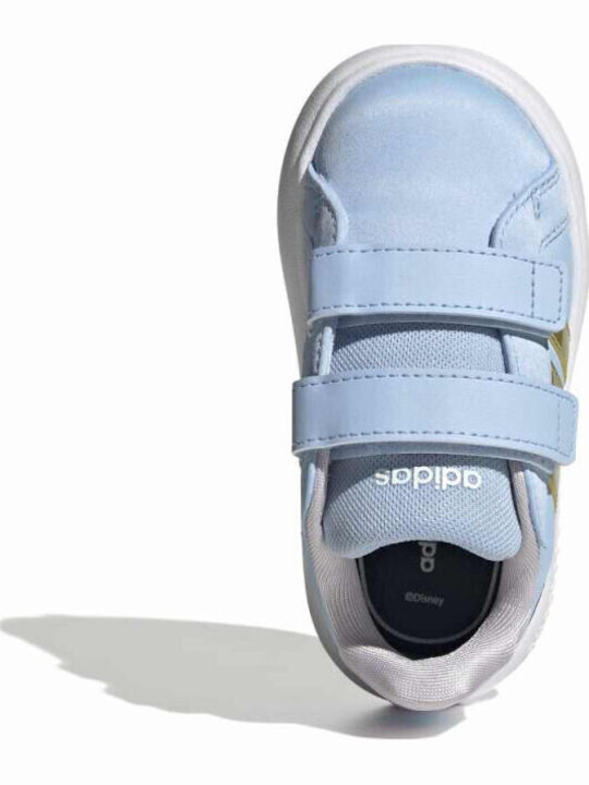 Grand Court Grand Court Kids Sneakers with Scratch Light Blue