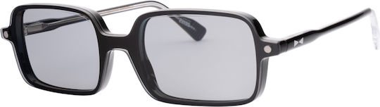 Snob Milano Camparino Snv242 001z Unisex Acetate Square Black Magnetic Clip-On Sunglasses Prescription Eyeglass Frames