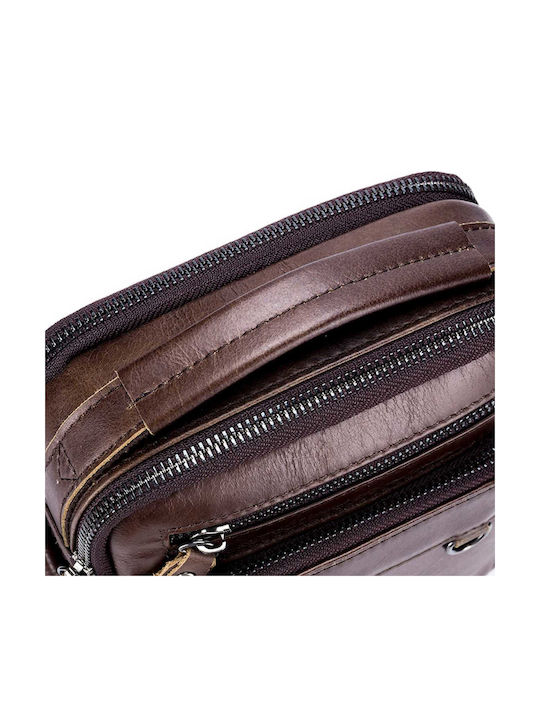 Djb Leather Men's Bag Shoulder / Crossbody Brown