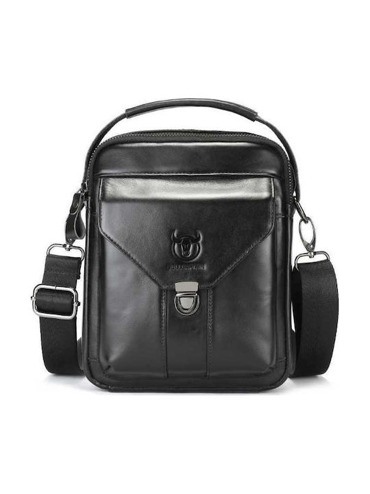 Leather Men's Bag Shoulder / Crossbody Black