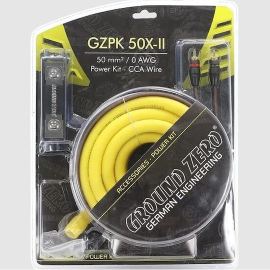 Ground Zero GZPK Set Car Audio Cables 50X-II
