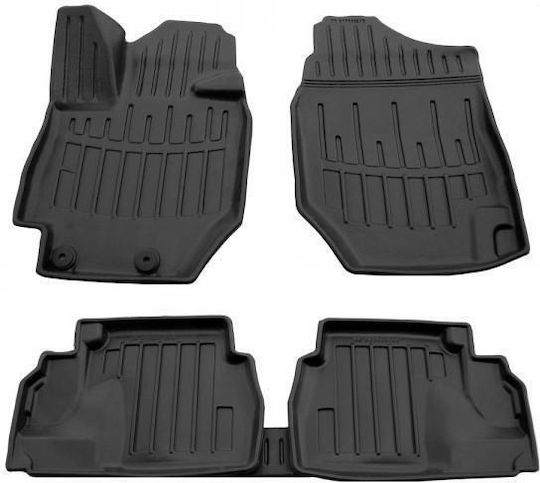 Race Axion Set of Front and Rear Mats 5pcs Tray Type for Suzuki Jimny 2018 Black