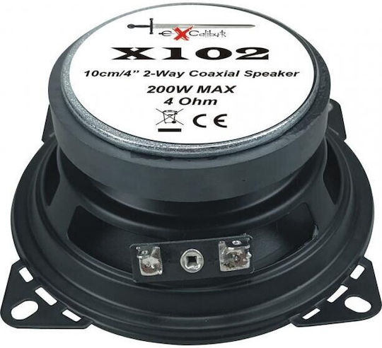 Excalibur Автомобилен Високоговорител 4" с 40W RMS (2 път)