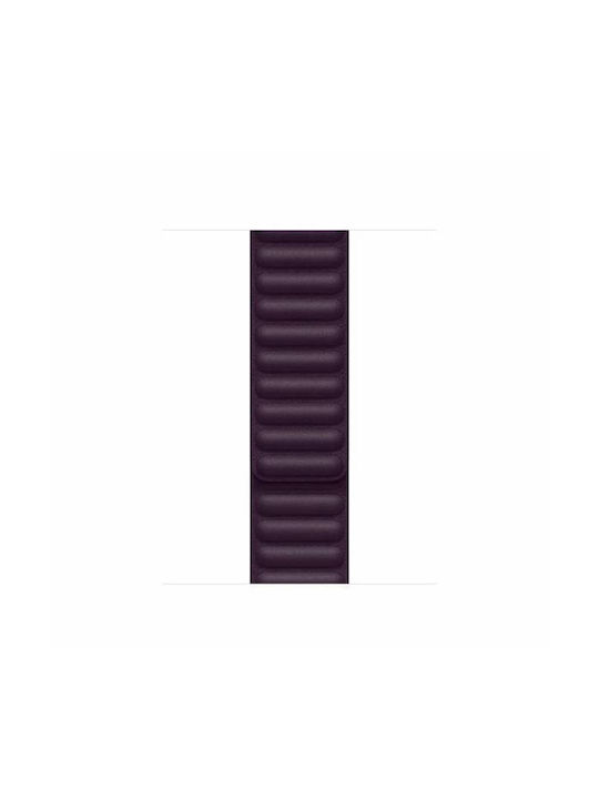 Apple Link M L Leather Strap Burgundy (Apple Watch 42/44/45mm)