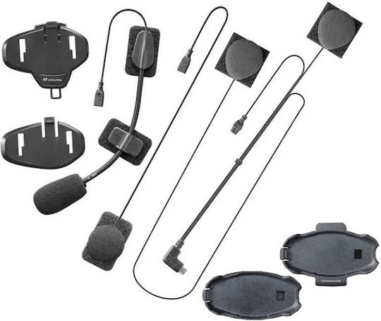 Set Headphones New Type Microphones Bases Series Interphone Active Connect