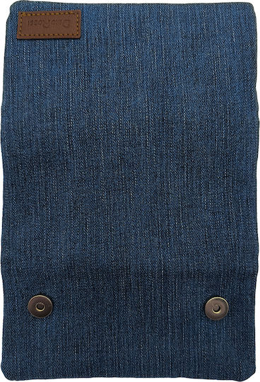 Gift-Me Fabric Tobacco Pouch With Magnetic Clasp Jean Blue