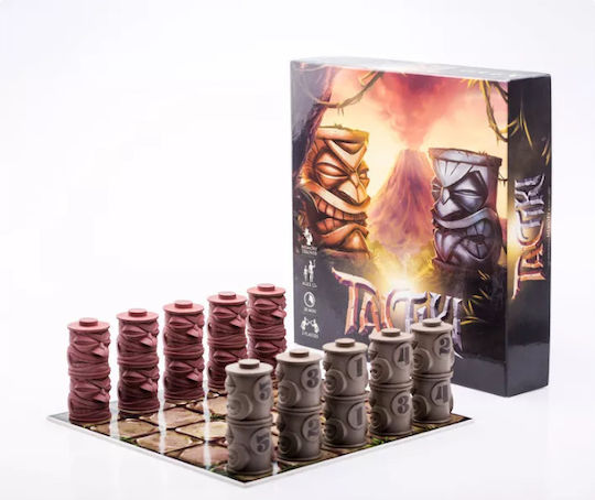 Board Game TacTiki Limited Wooden Box Edition for 2 Players 12+ Years Old Drawlab Entertainment