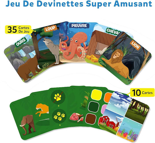 Brettspiel Animal World für 2-6 Spieler 3+ Jahre B09ZV5BYTB (FR) Skillmatics