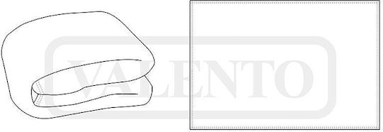 Valento Couch Ημίδιπλη 190x120εκ.