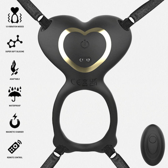 Ibiza Heart Panty Vibrator for Couples with Remote Control