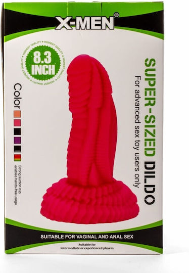 X-Men Super Sized Dildo Dildo Cu ventuză Negru 21cm