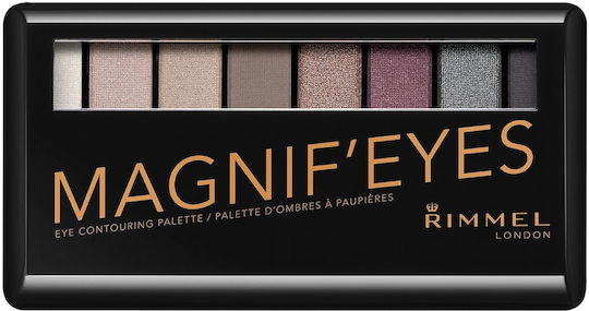 Rimmel Magnif Contouring Palette Παλέτα με Σκιές Ματιών σε Στερεή Μορφή 7gr