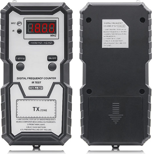 Digital Frequency Tester Car Remote Controls High Precision 100mhz To 1ghz Ir Led Light