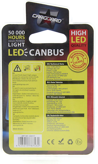 Set 1 Can117 LED Deckenlampe Dome Lampe Nummernschild