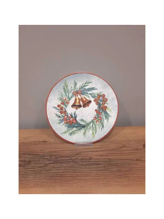 Seturi De Masă Ceramice De Crăciun 4 Bucăți Multicolore 26x26 Cm Seturi De Masă Ceramice De Crăciun 4 Bucăți Multicolore 26x26 Cm