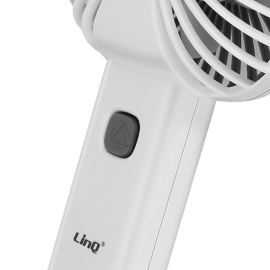 Linq Tragbarer Ventilator 3 Einstellbare Geschwindigkeiten Usb-c Video Ständer Basis Grau