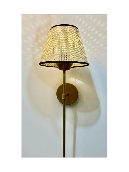 Modern Knitted Led Wall Lamp with Foot Pedal Metal Base 50cm